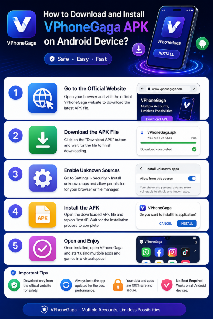 How to Download and Install VPhoneGaga APK on Android Device